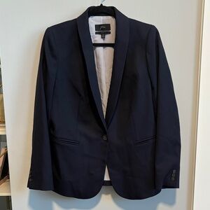 J. Crew Women's Navy Wool Parke Blazer